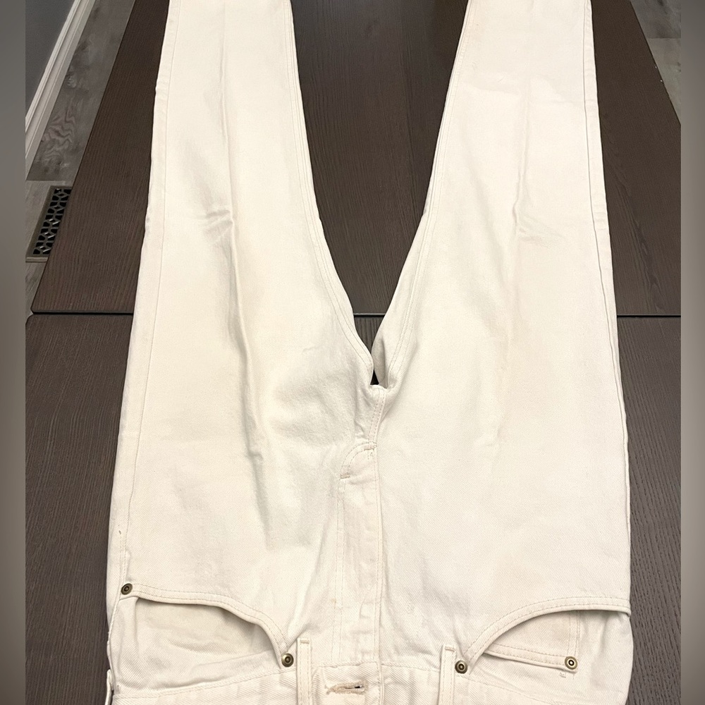 L.L.Bean Slim White Jeans Men’s 32/33